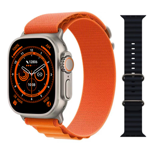 Reloj Inteligente Smart Watch Ultra A+ Naranja